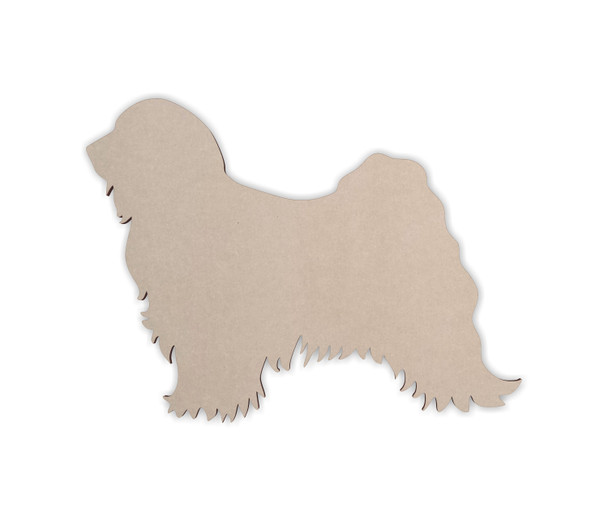 Tibetan Terrier Dog Wall Art - Silhouette Cutout