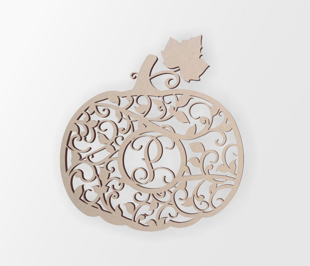 Personalized Wooden Pumpkin Monogram | Home Decor