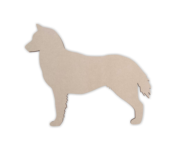 Wooden Siberian Husky Wall Art | Dog Silhouette Cutout | Gift for Pet Lover