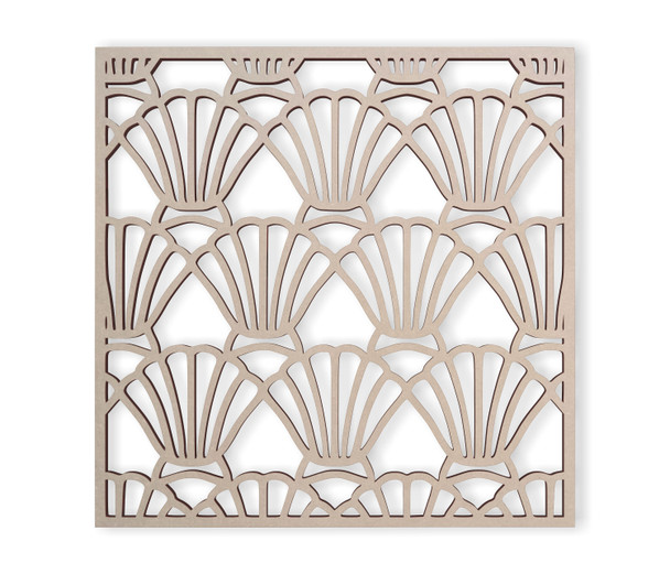 Wooden Sea Shell Beach Theme Lattice - Mandala Wall Art for Home