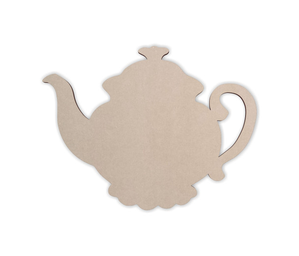 Wooden Teapot Shape - Wooden Cutout, Wall Art, Home Decor