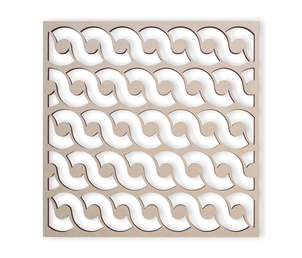 Grecian Rope Pattern Wooden Cutout - Wall Art, Home Decor
