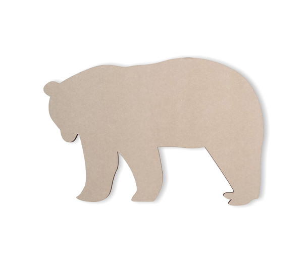 Wooden Bear Cutout - Animal Cutout, Wall Decor, Wall Art