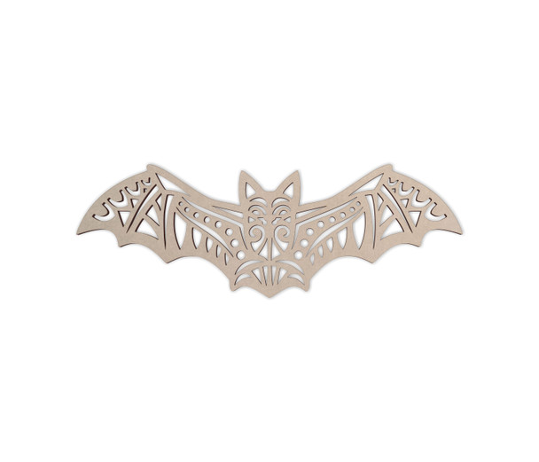 Wooden Tribal Bat Shape - Cutout, Wall Art, Home Decor