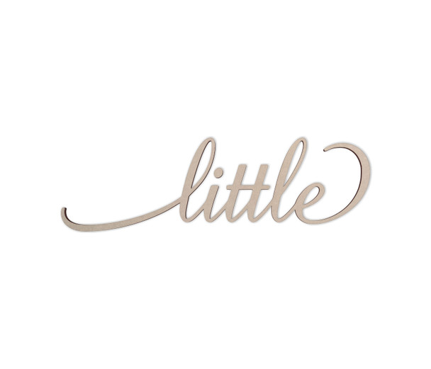 LITTLE Wall Decor Word - Cutout, Home Decor