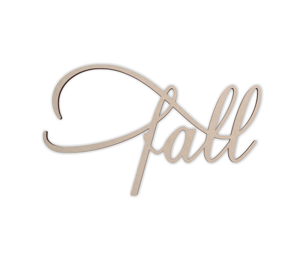 Fall Word Wall Decor - Cutout, Home Decor, Unfinished