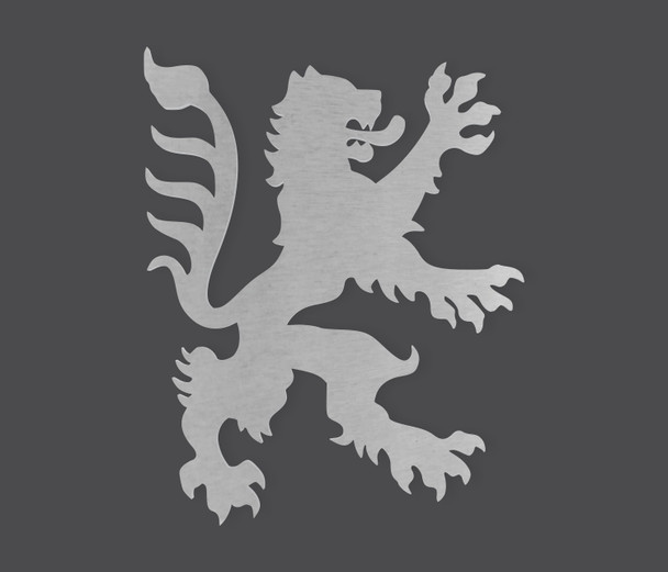 Heraldic Lion Metal Wall Art - Metal Cutout, Home Decor
