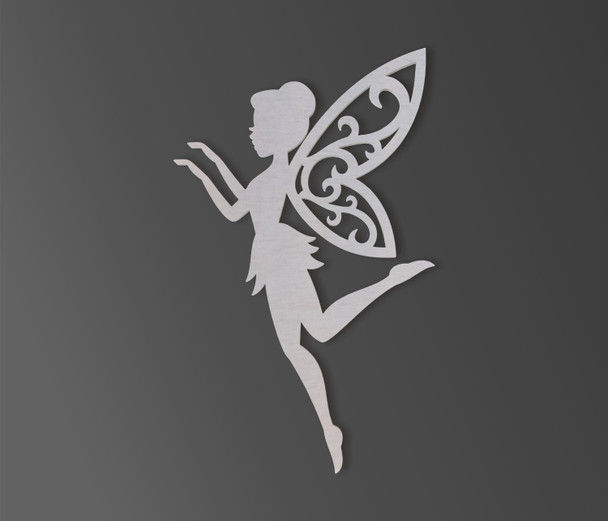 Metal Wall Art Dancing Fairy Cutout - Home Decor