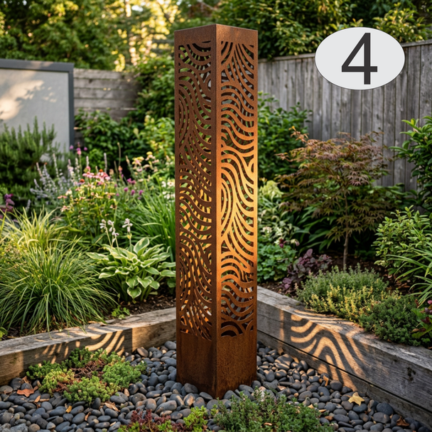 48" tall Garden Column Style #4 No Lid