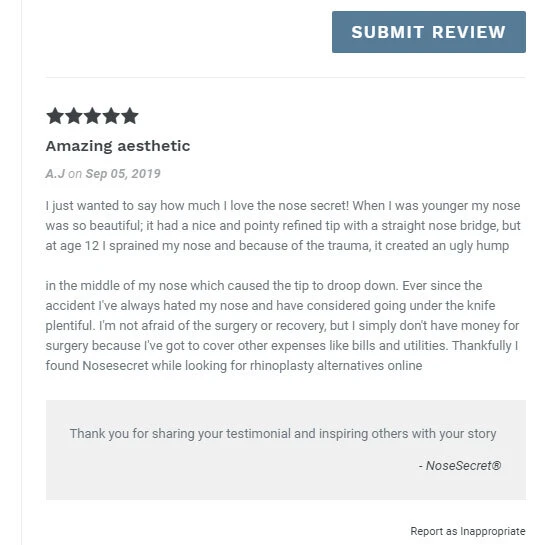 five stars nosesecret review 