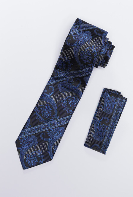 Tie & Hankie Set 705 in Sky Blue