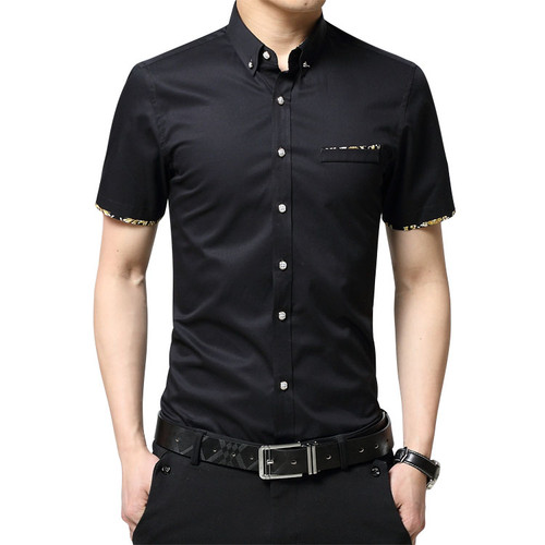 Impress Short-Sleeve Shirt in Black