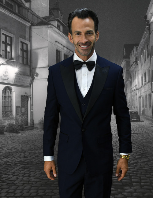 Alberto Suit in Navy