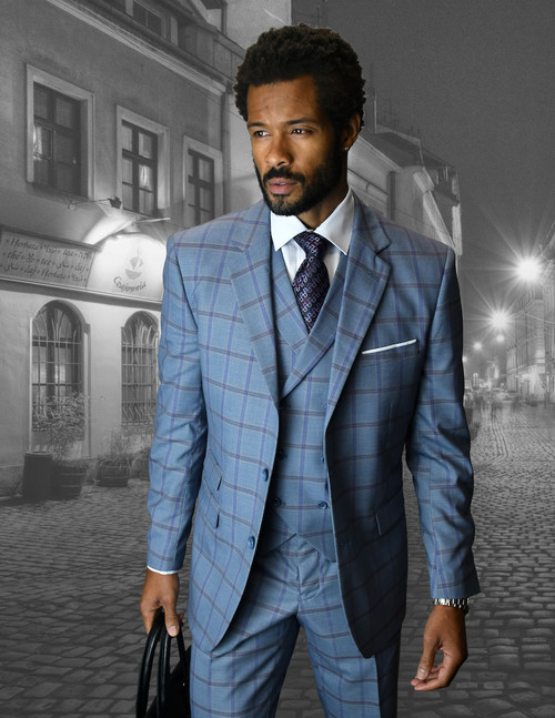 Angelino 3 Suit in Grey