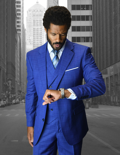 Angelino 6 Suit in Sapphire