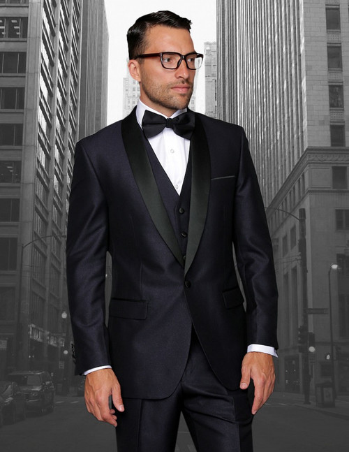 Enzo 1 Suit in Indigo