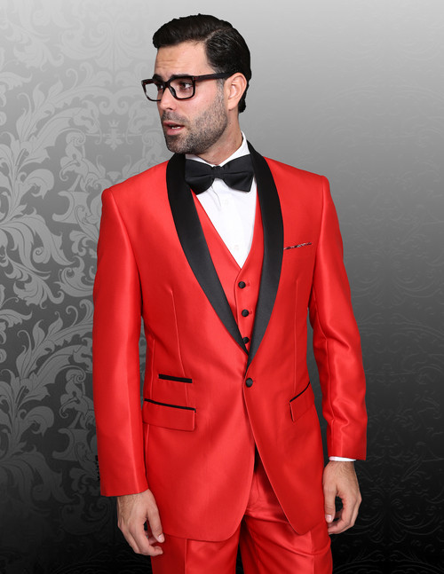Enzo 7 Suit in Red