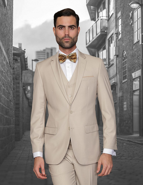 Lorenzo Suit in Tan