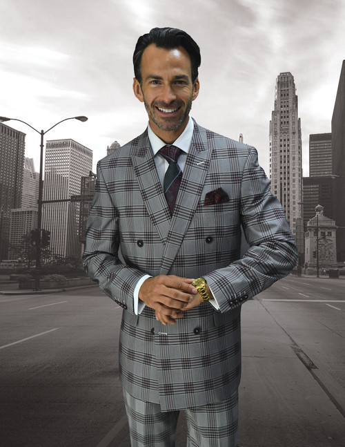SD-202 Suit in Burgundy