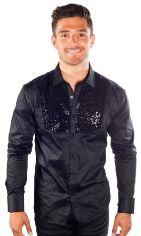 Rift Long-Sleeve Shirt in Black