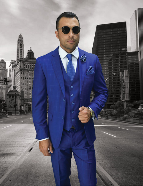 STZV-800 Suit in Sapphire