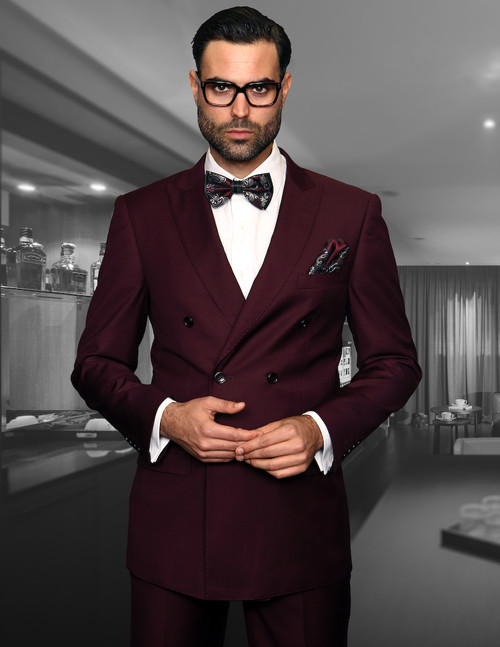 TZD-100 Suit in Burgundy