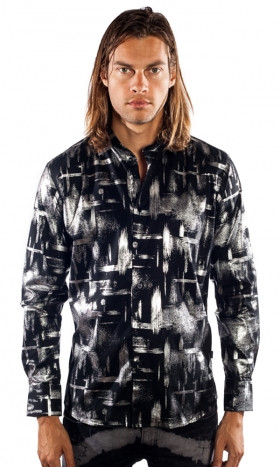 Silverwood Long-Sleeve Shirt in Black