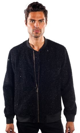 Full Fleece Jacket in Black