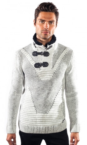 Raft Sweater in White
