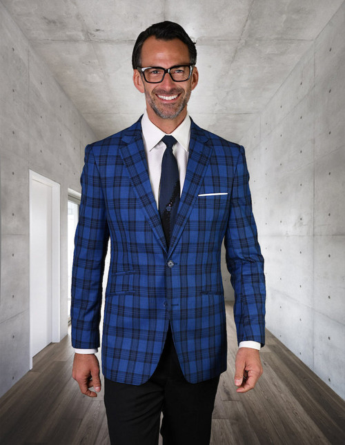 Giglio 12 Sport Coat in Sapphire