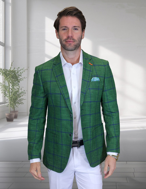 Valentin 4 Sport Coat in Green