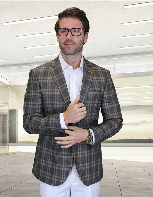 Valentin 6 Sport Coat in Burgundy