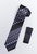 Tie & Hankie Set in Navy