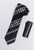Tie & Hankie Set in White