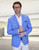 Valentin 1 Sport Coat in Steel Blue