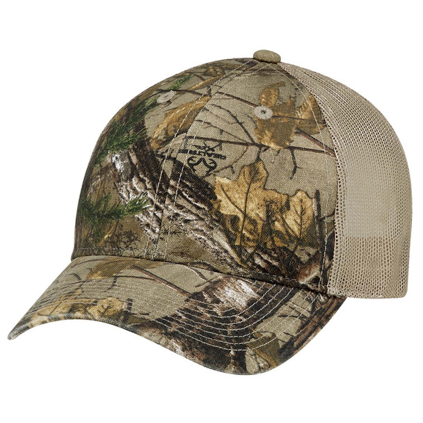 6Y837M Enzyme Washed Realtree Cap | Hats&Caps.ca