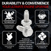 1W4Z 6730-BA for Ford - Stainless Steel Oil Drain Plug with Neodymium Magnet