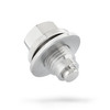 Toyota Crown Signia Magnetic Oil Drain Plug (2025-2027) - 2.5 Liter - 4 Cylinder - Made In USA - Stainless Steel - Part Number 90341-12012