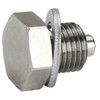 M14 x 1.5 x 12MM ENGINE Magnetic Oil Drain Plug - Stainless Steel - Made In USA - Part Number DP003