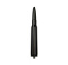 A black 50 caliber bullet antenna for a Pontiac Vibe, 2003, 2004, 2005, 2006, 2007, 2008, 2009, 2010