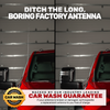 2009-2024 Dodge Ram 1500 Short Rubber Antenna 6 3/4 Inch - Car Wash Proof - USA Stainless Steel Threading - Powerful Internal Copper Coil/Premium Reception, 2009,2010,2011,2012,2013,2014,2015,2016,2017,2018,2019,2020,2021,2022,2023