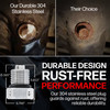 The Votex 304 Stainless Steel plug guards against rust, offering reliable durability.