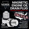 The Votex Magnetic Engine Oil Drain Plug is crafted in Wisconsin from top quality stainless steel to ensure lasting engine protection.   Made in America!
