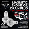 The Votex Magnetic Engine Oil Drain Plug is crafted in Wisconsin from top quality stainless steel to ensure lasting engine protection.   Made in America!