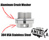 The Votex NODP007 drain plug is made in America using durable 304 stainless steel and comes with an aluminum crush washer.