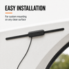 Votex - Universal Hidden Style AM-FM Radio Antenna for (Boat's-Hot Rod's-Golf Cart's-Dune Buggies-Harley's-Motorcycle's-Camper-Trailer-Motorhome-ATV-UTV-Recreational Vehicle's)