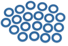 Chevrolet LCF 3500 VotexSeal+ Oil Drain Plug Aluminum Crush Washer w/PTFE Coating (2016-2020) - 6.0 Liter - 8 Cylinder - 20 Pack