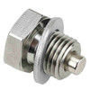 92066-2253 for Kawasaki - Stainless Steel Magnetic Oil Drain Plug with Neodymium Magnet - Made In USA