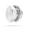 3402-037 for Arctic Cat - Stainless Steel Magnetic Oil Drain Plug with Neodymium Magnet - Made In USA