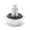 M12 x 1.75 MM Threading Compact Quick Magnetic Oil Drain Valve Plug - MADE IN USA - Stainless Steel - MESS FREE and TOOL FREE